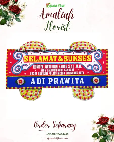 Papan Bunga Ucapan Selamat Lembasari